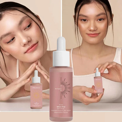 Natural Self Tanning Drops – Herbal Bronzer for Face & Body Sunless Gradual Tan