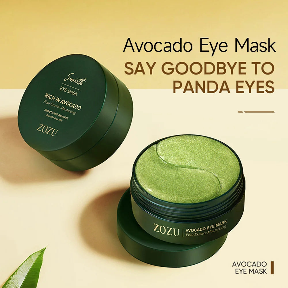 Avocado Golden Collagen Eye Mask Anti Dark Circles Eye Bags Moisturizing Anti Wrinkle Eye Patches Skin Care Products organic NEW