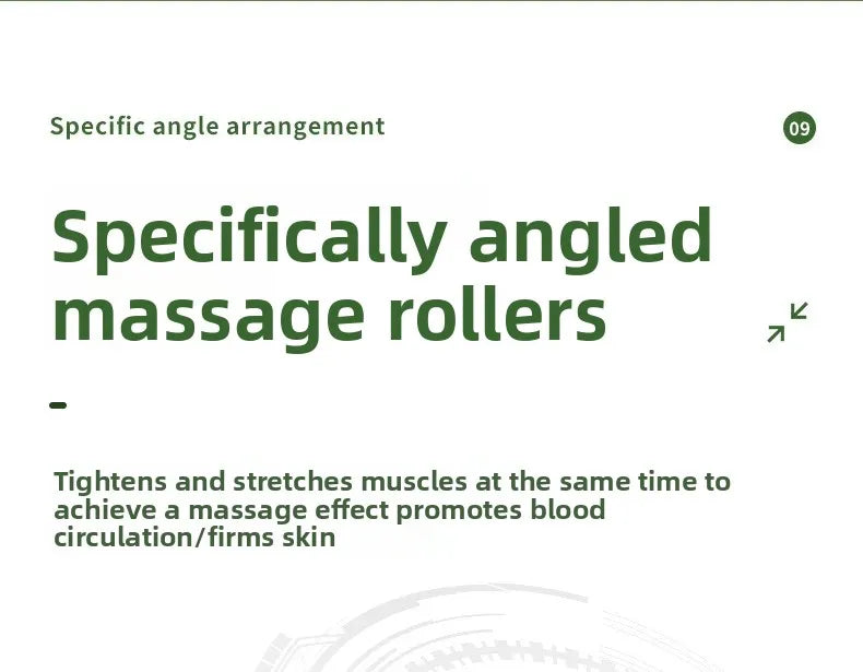 Ring Leg Massager Massage Roller Detachable Handles for Full Body Neck Shoulder Abdominal Muscle Slimming Relaxation