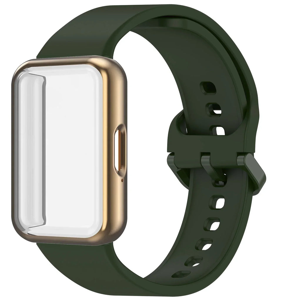 Samsung Galaxy Fit 3 Strap & Case – Silicone Band Cover Kit