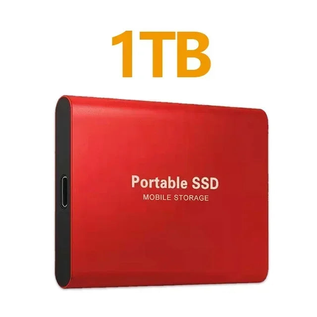 Portable SSD 1TB Original Hard Disk USB3.1 High Speed Hard Drive Type-C Solid Disk 2TB 4TB External ssd for Phone/Loptop/Mac/PC