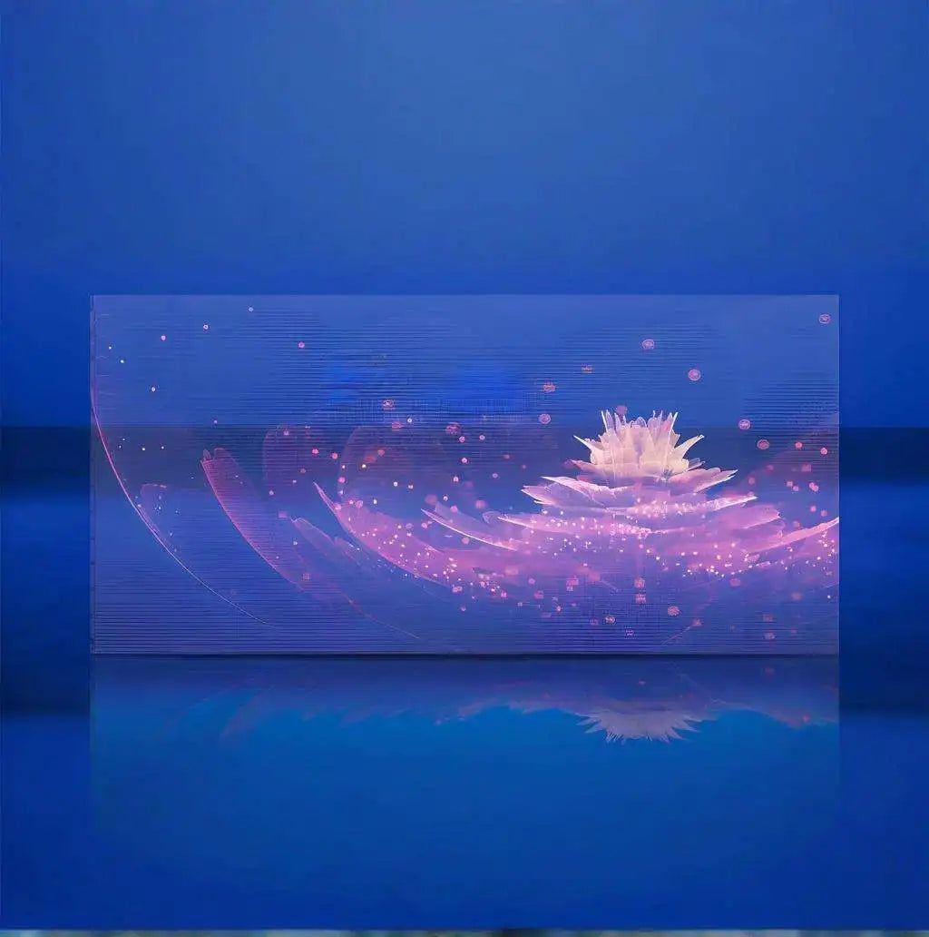 Film Transparent LED Screen Display P10/P8/P6/P4 Flexible Adhesive Crystal Film Glass for Shopping Mall Advertising