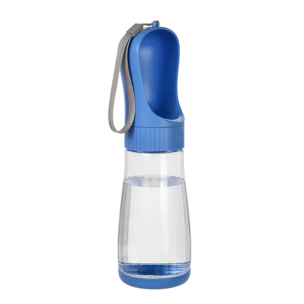 Portable 2-in-1 Dog Water Bottle with Food Container – Travel Pet Water Dispenser for Dogs & Cats