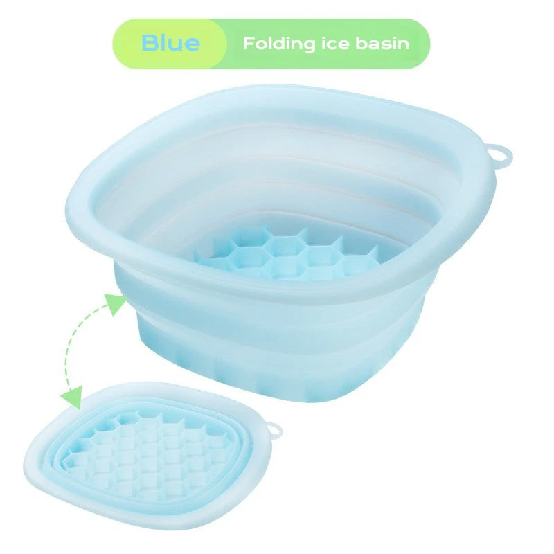 Silicone Facial Ice Bath Tray – Portable Cryo Skin Therapy Bowl