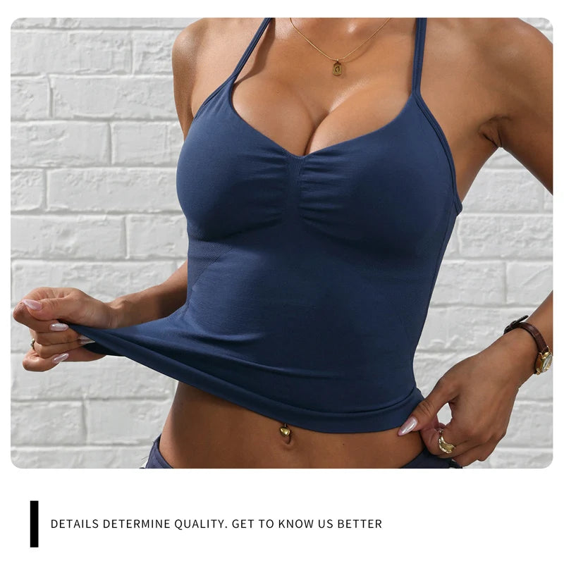 Women’s Adjustable Backless Yoga Top