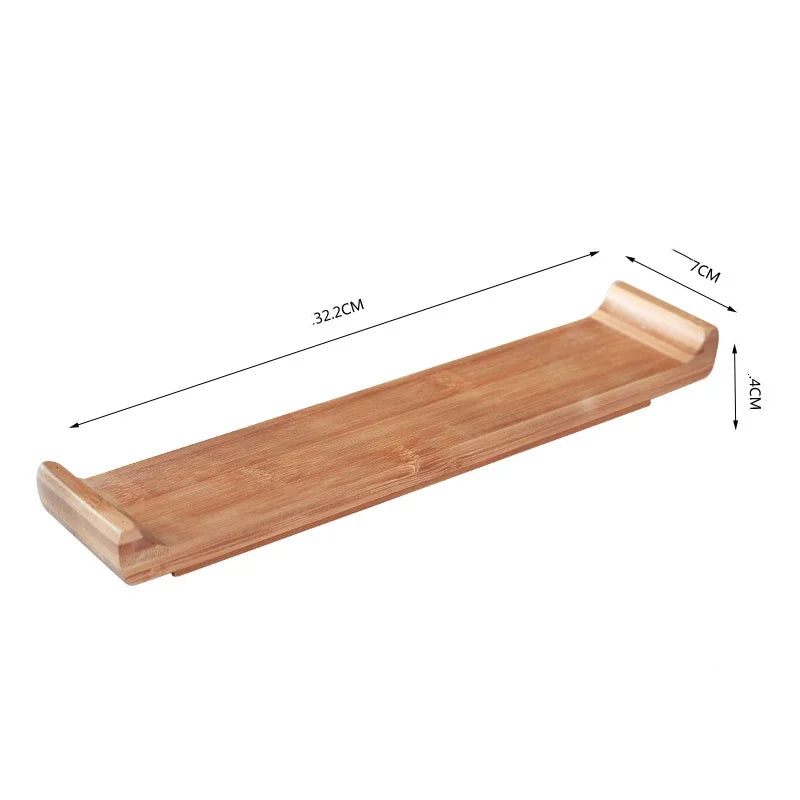 Bamboo Sushi Serving Board – Japanese Sashimi Boat Plate Tray