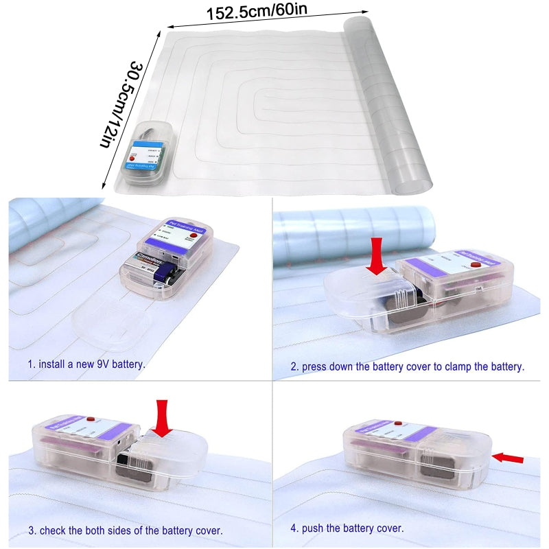 Pet Training Shock Mat for Cats & Dogs – Keep Pets Off Counters Furniture & Beds