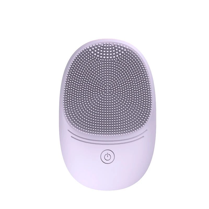 Soft silicone electric facial cleanser, cleansing brush, sonic vibration cleansing brush, deep cleaning