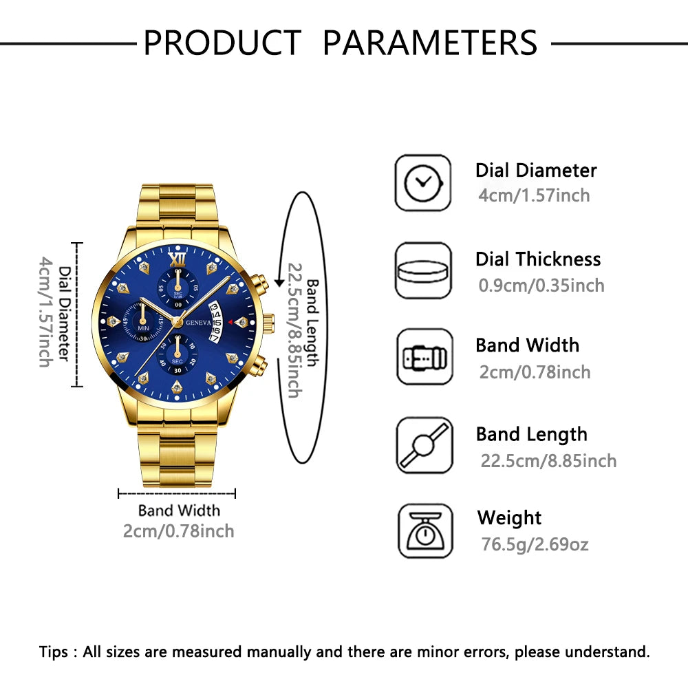 Couple alloy quartz watch men and women casual and fashionable watch clocks