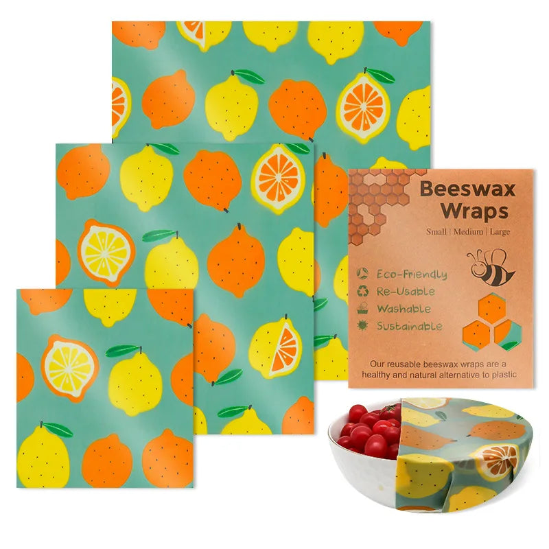 Beeswax Food Wrap – Reusable Cotton Preservation Cloth