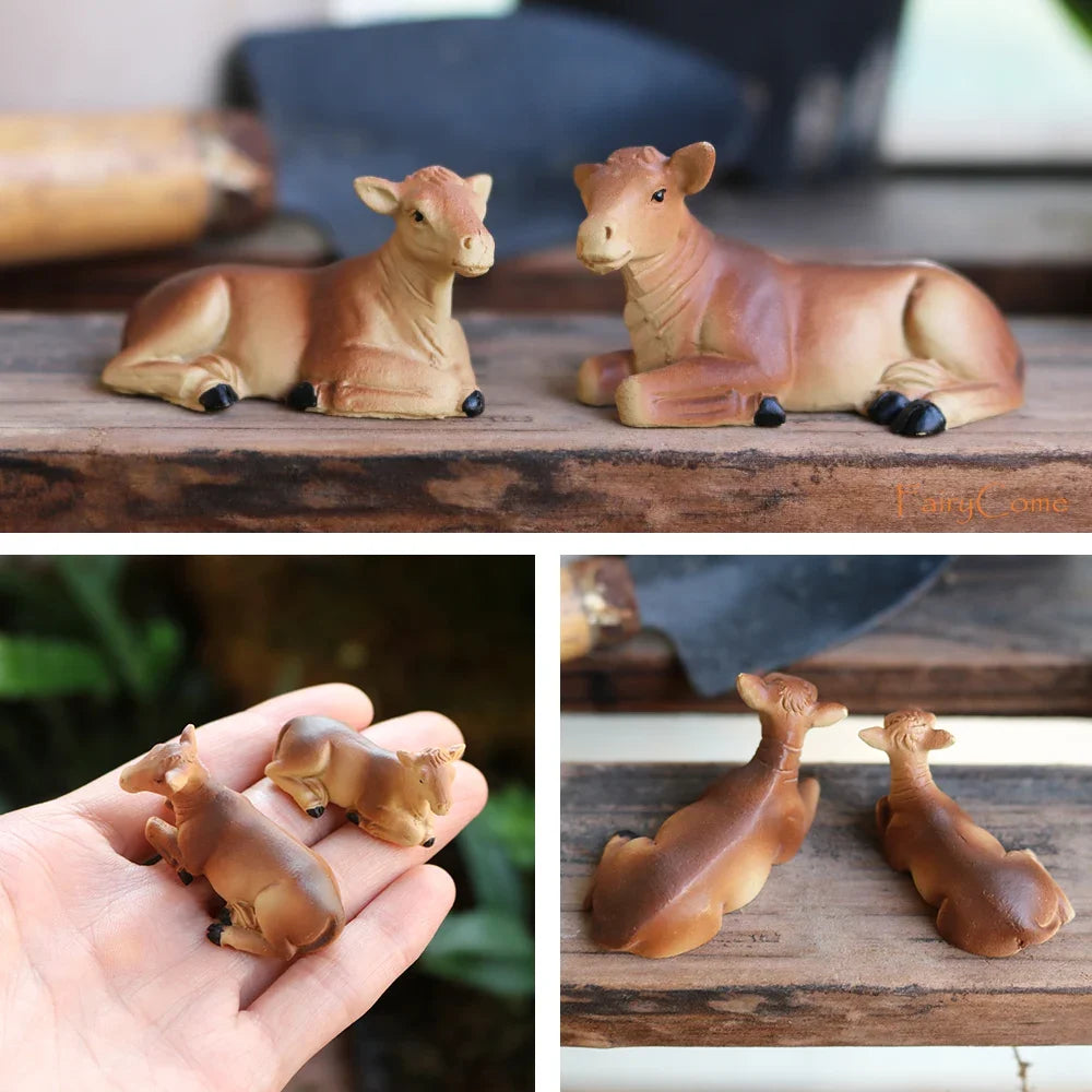Mini Fairy Garden Figurines – Resin Fairy Statue Garden Decor
