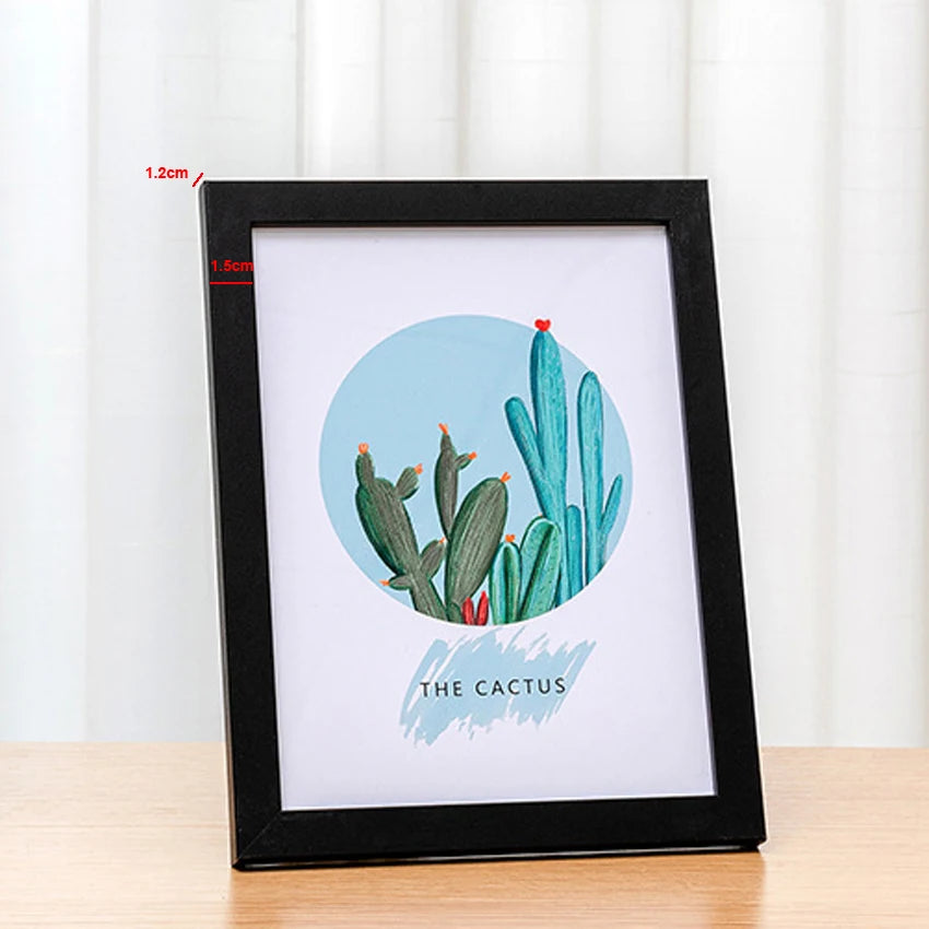 Wooden Photo Frame – Wall Hanging Picture Frame Stand for Photos
