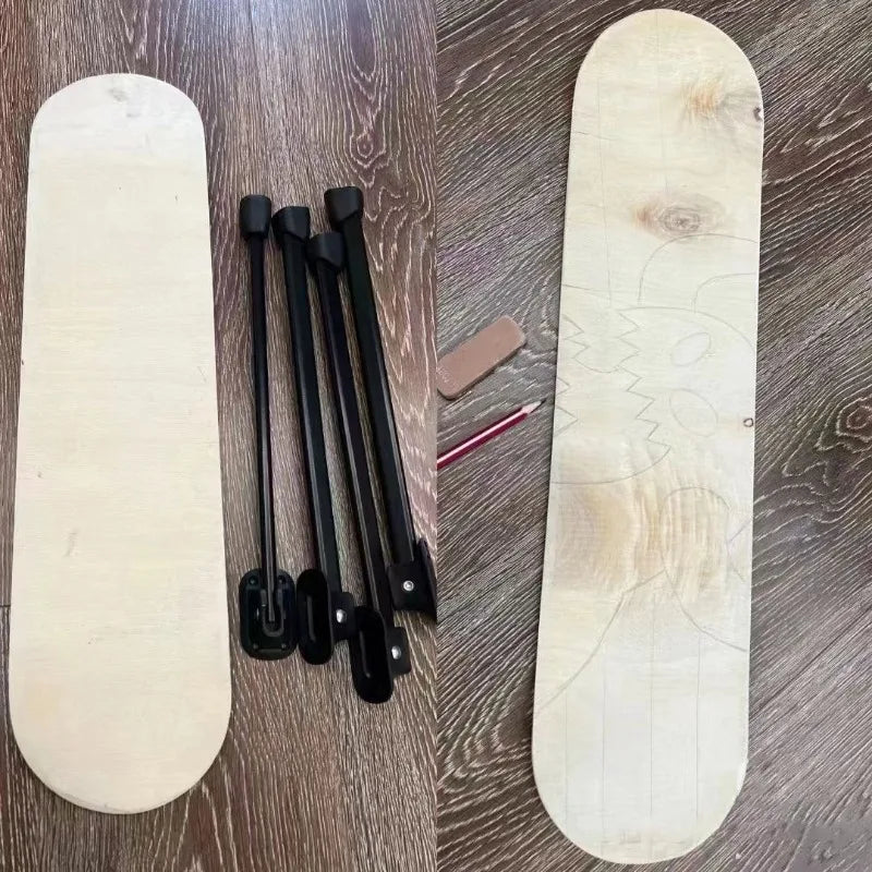 Iron Outdoor Portable Table Legs Adjustable 28/26cm Camping Picnic Table Legs No Punching Required Natural Hike Accessories