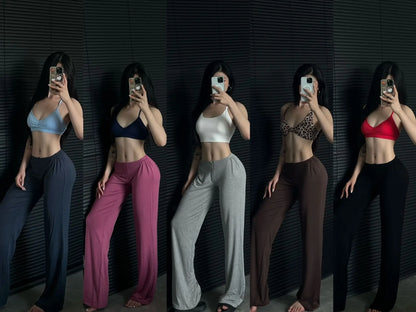 High-Waist Zipper Yoga Pants for Women