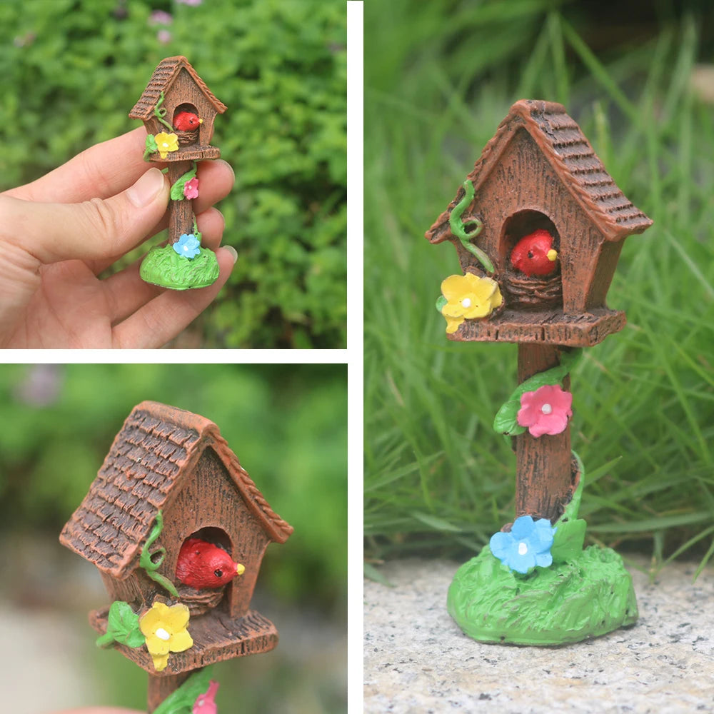 Mini Fairy Garden Figurines – Resin Fairy Statue Garden Decor