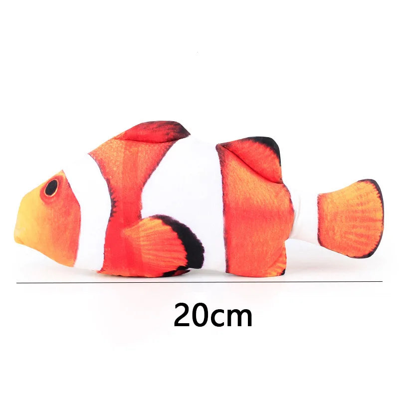 Fish Shape Cat Toy – Plush Scratch Board & Interactive Cat Toy