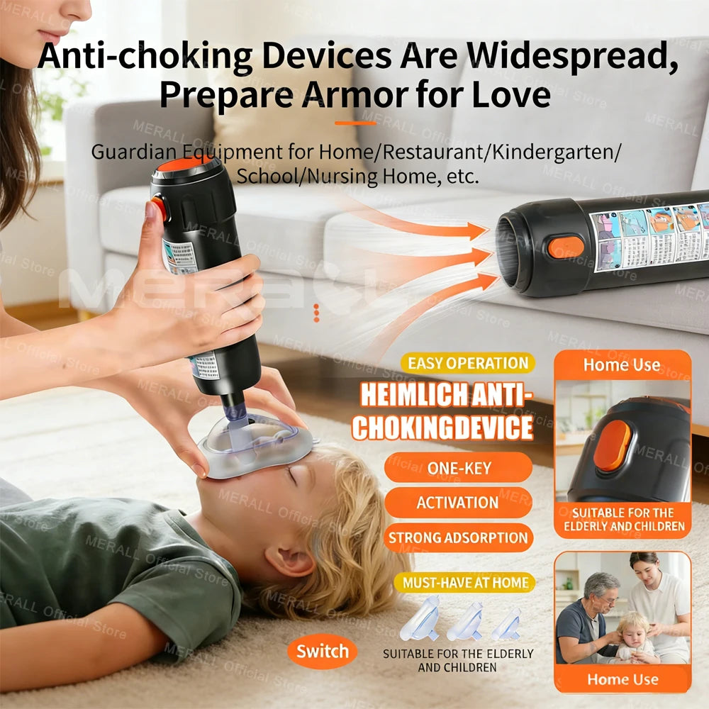 Anti Choking Rescue Device – Emergency First Aid Sucker Tool