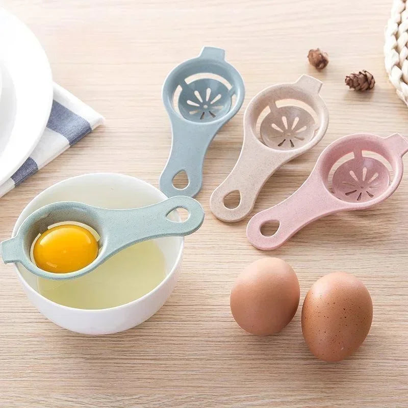 2PCS Egg Separator – White & Yolk Filter Kitchen Baking Tool
