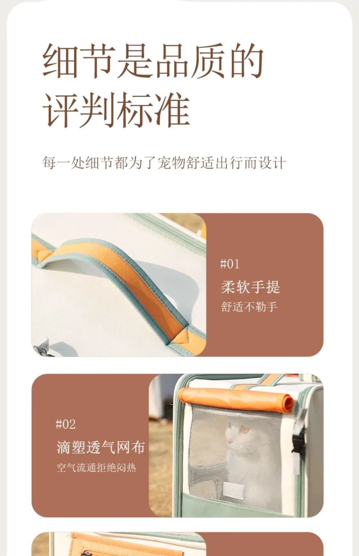 Extra Large Portable Pet Trolley Case, Detachable Dog Trolley Case, Large Foldable Pet Bag Cat Travel Carrier Bag