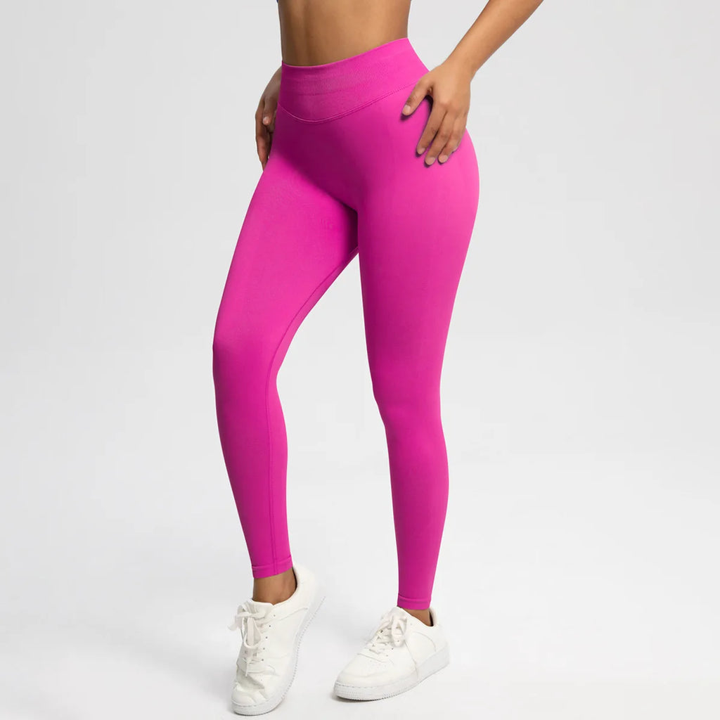 Seamless Fitness Pants Women's High Waist Yoga Leggings  High Stretchy Butt Lifting Breathable Sports Tights Women Gym Leggings