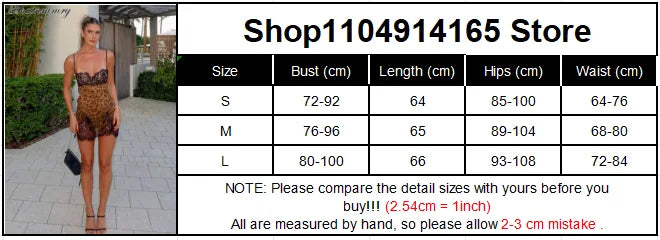 Leopard Print Lace Trimmed Mini Dress Women Spaghetti Strap Plunge Neck Slim Fit Robe 2025 New Summer Party Club Lady Vestidos