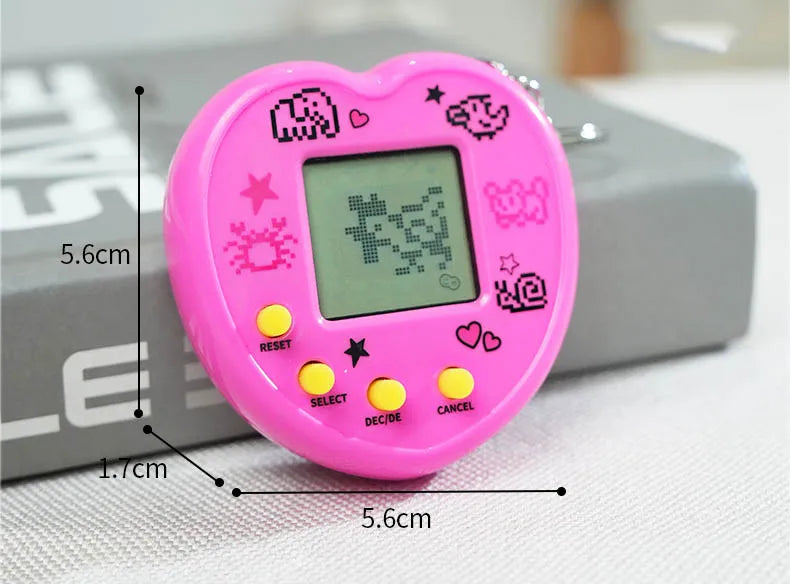 Virtual Pet Handheld Game – 168 Digital Animals, Pocket Console for Kids & Adults