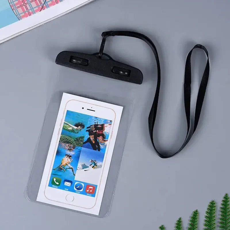 Waterproof Phone Pouch with Touchscreen – Clear Protective Bag for Swimming & Outdoors