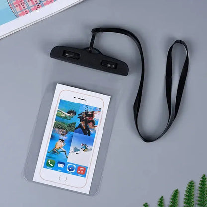 Waterproof Phone Pouch with Touchscreen – Clear Protective Bag for Swimming & Outdoors