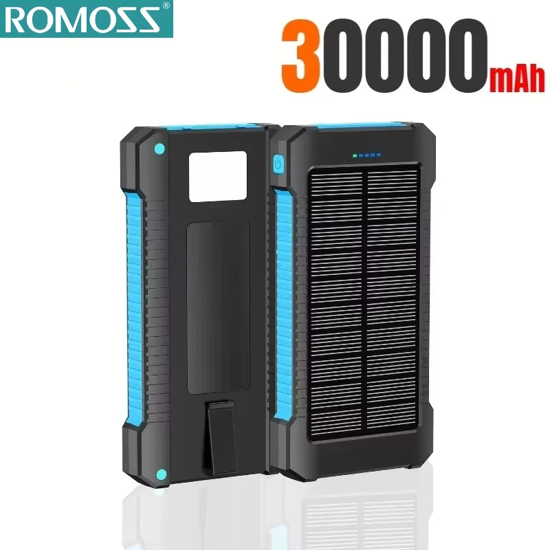 ROMOSS Solar Power Bank – 120W 500000mAh Fast Charging Battery