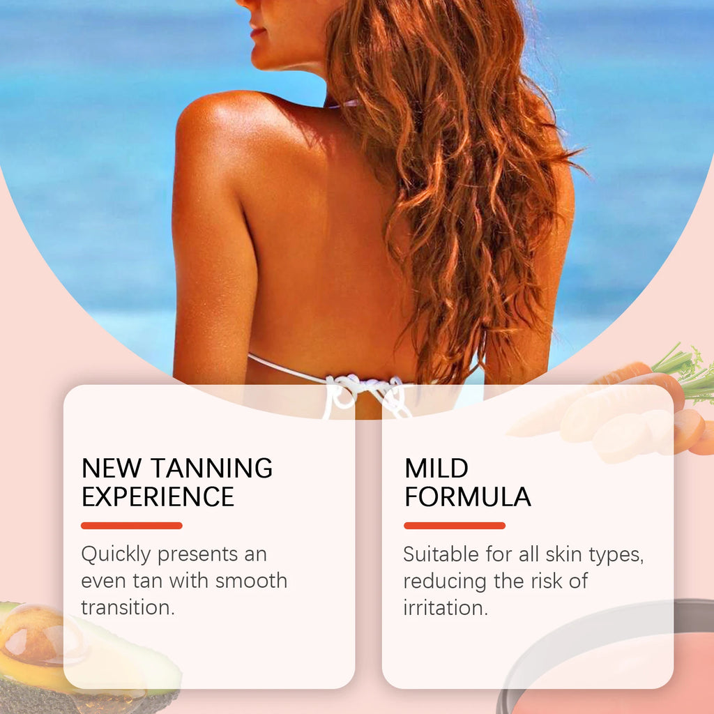 Intensive Self Tanning Gel – Fast Bronzing Lotion for Face & Body Sunless Tan 100g