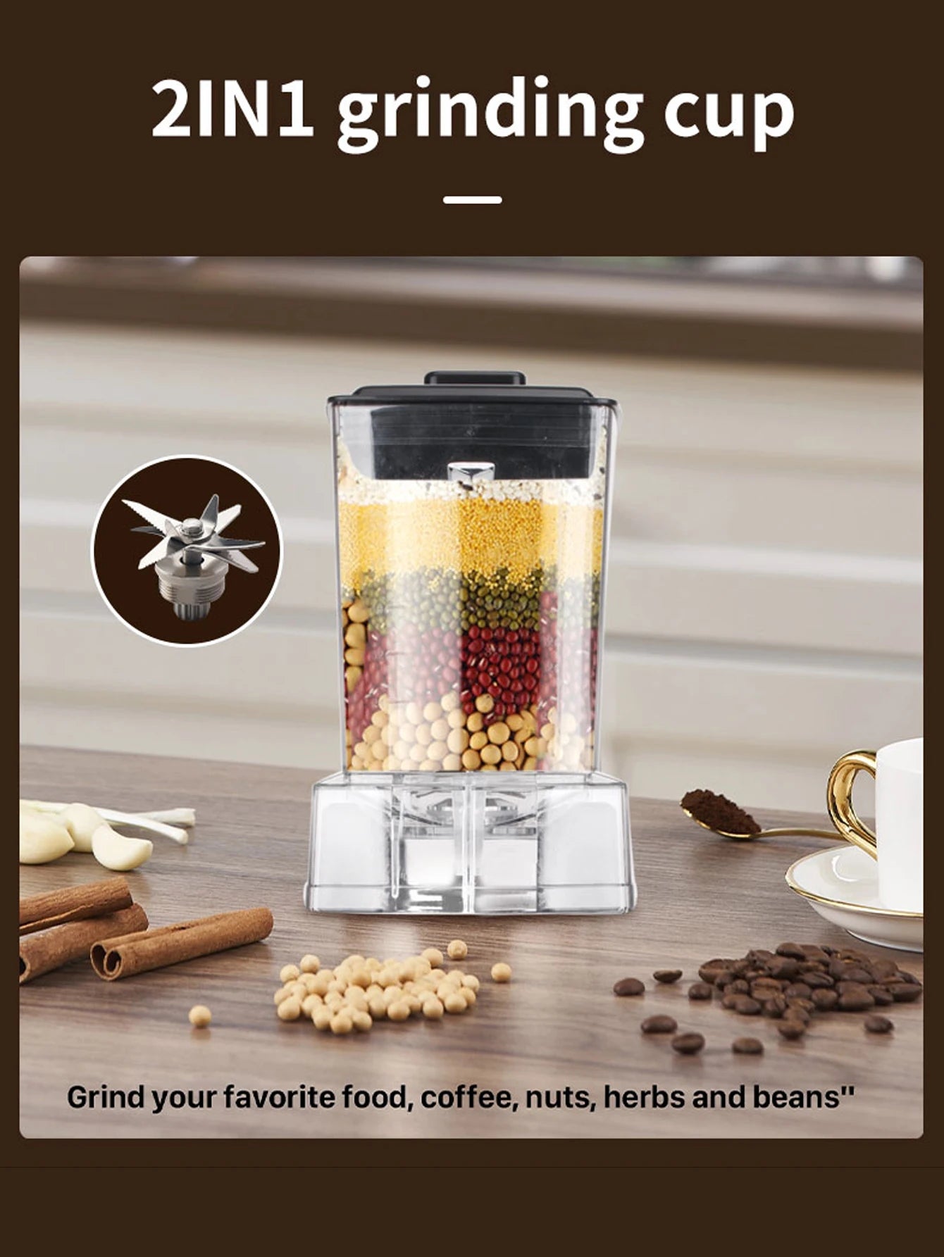 1 Sokany Plug Type 2.5L Multifunctional Wall Breaking Machine, Blender, Ice Crusher, Cooking Machine SK-999 6000W High-power