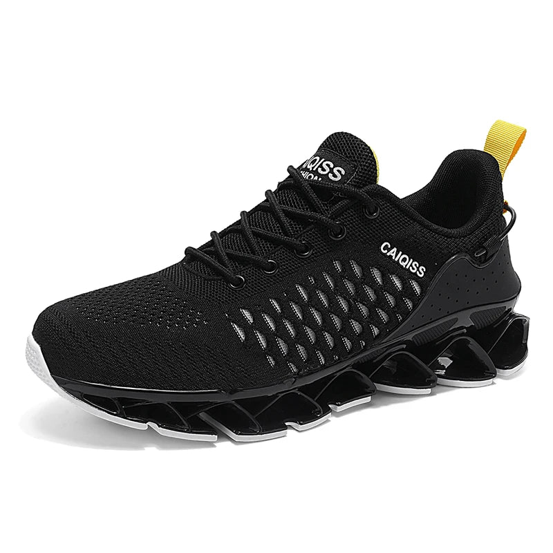Men’s Lightweight Breathable Running Sneakers – Shock-Absorb Gym & Casual Shoes
