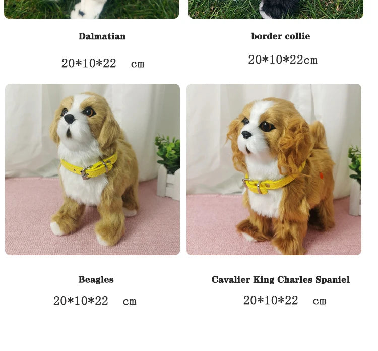 Interactive Walking Plush Dog Toy for Kids (Ages 1+)