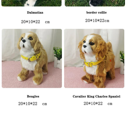 Interactive Walking Plush Dog Toy for Kids (Ages 1+)