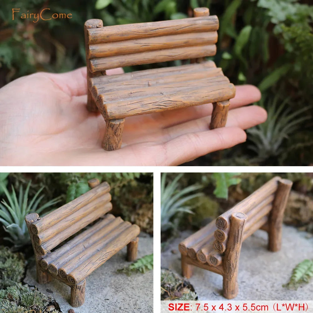 Mini Fairy Garden Figurines – Resin Fairy Statue Garden Decor
