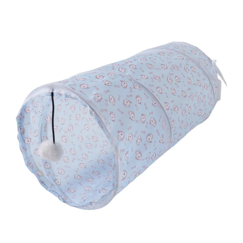 Cat Tunnel Toy – Interactive Peek Hole Tube for Indoor Cats