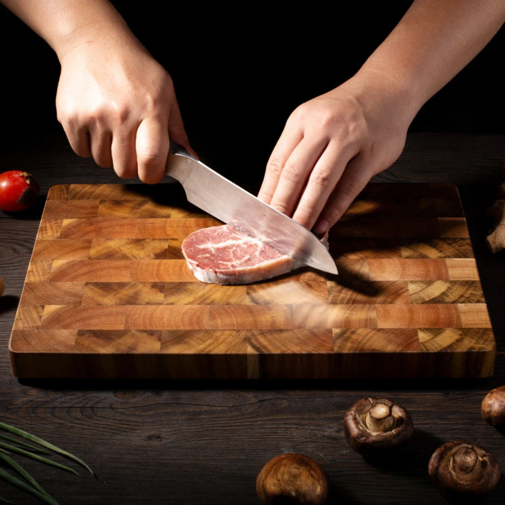 Acacia Wood Cutting Board – Double Sided Chopping Board