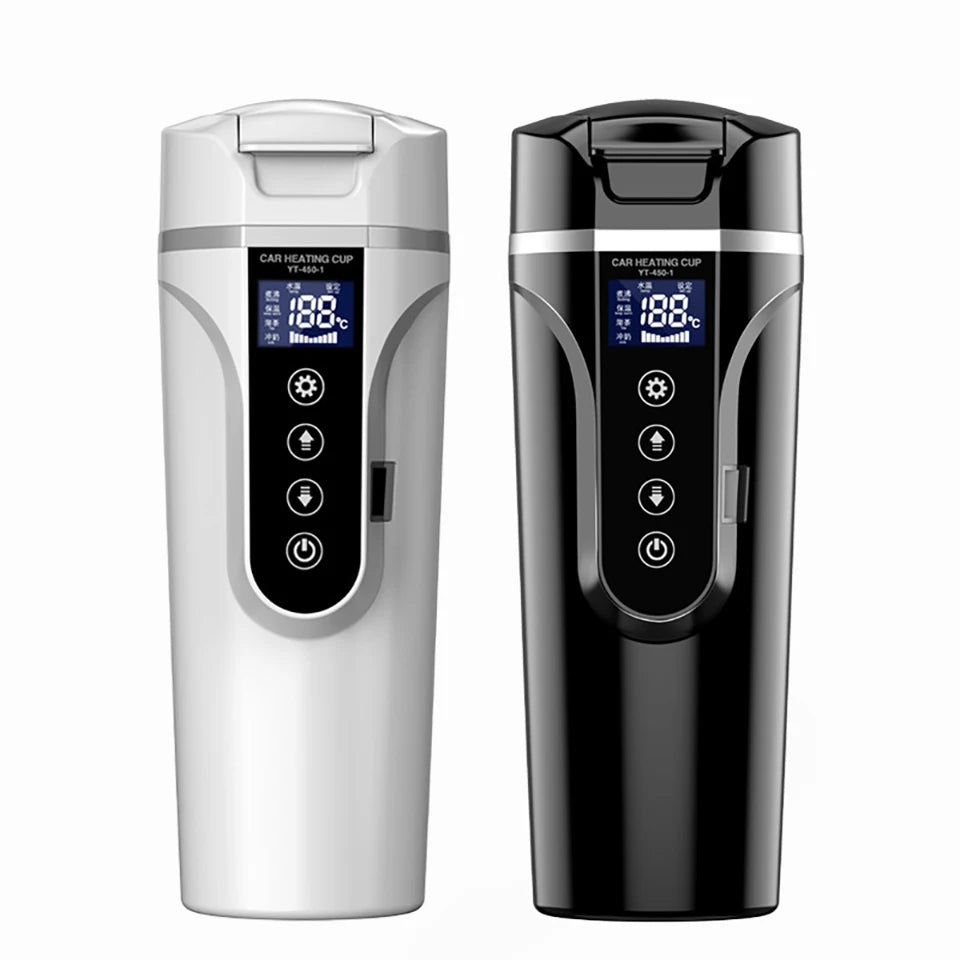 R31 Car Heating Cup – 450ml Smart Temperature Electric Mug