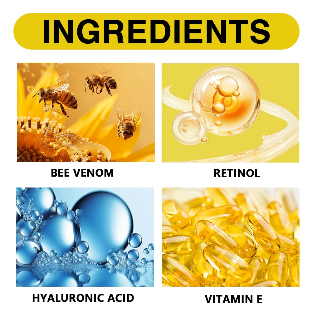 40/70g Bee Venom Face Neck Cream - Daily Moisturizing Firming Skin Smoothing Lifting Care for All Skin Types