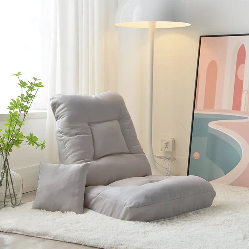 4-in-1 Adjustable Chaise Lounge Sofa Bed with Pillow – 15-Position Floor Lounger