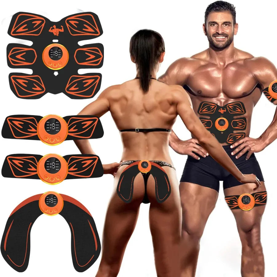 USB Rechargeable EMS Abdominal Muscle Stimulator – 6-Pack Abs & Waist Trainer for Men & Women