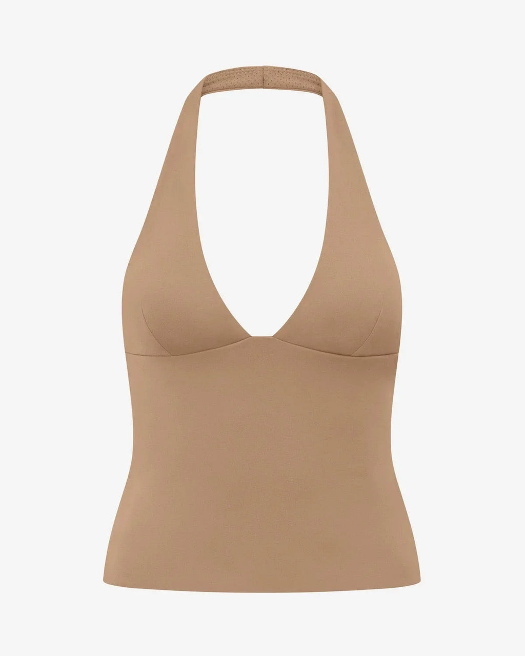 Women’s High-Impact Halter Gym Top with Built-In Pads