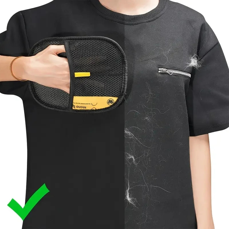 -Pack Reusable Lint Remover Brushes & Static Glove – Pet Hair Removal for Furniture & Clothing