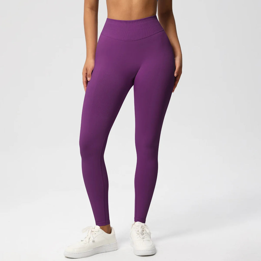 Seamless Fitness Pants Women's High Waist Yoga Leggings  High Stretchy Butt Lifting Breathable Sports Tights Women Gym Leggings