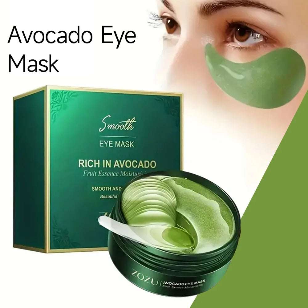 Avocado Golden Collagen Eye Mask Anti Dark Circles Eye Bags Moisturizing Anti Wrinkle Eye Patches Skin Care Products organic NEW