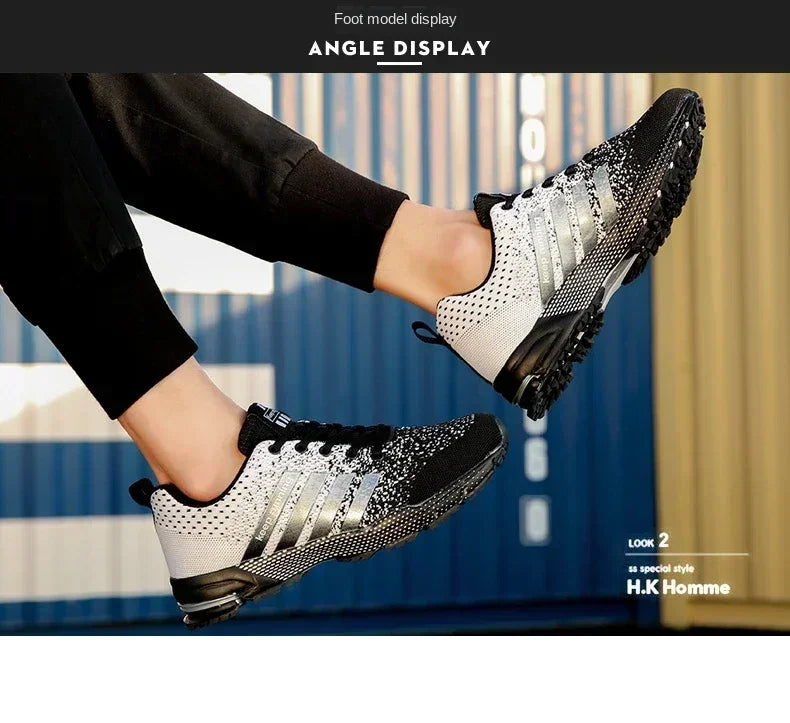 Men’s Summer Breathable Mesh Sneakers – Lightweight Casual & Running Shoes