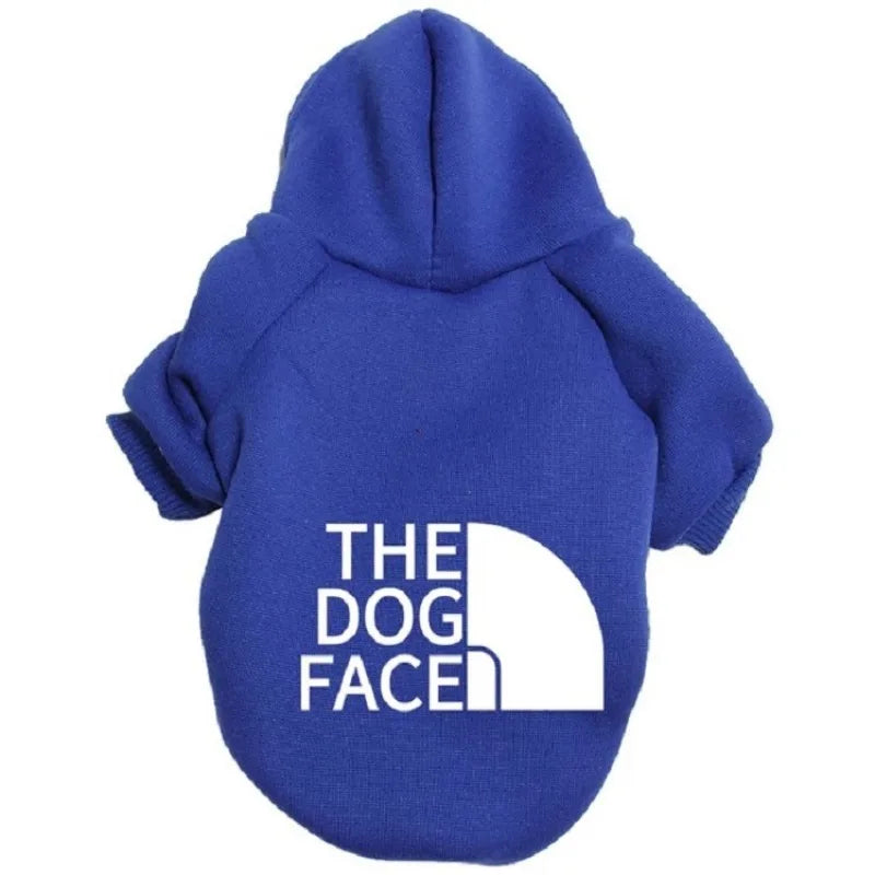 Warm Hooded Dog Jacket Coat Autumn Winter Pet Hoodie Clothing for Small & Large Dogs Corgi Border Collie