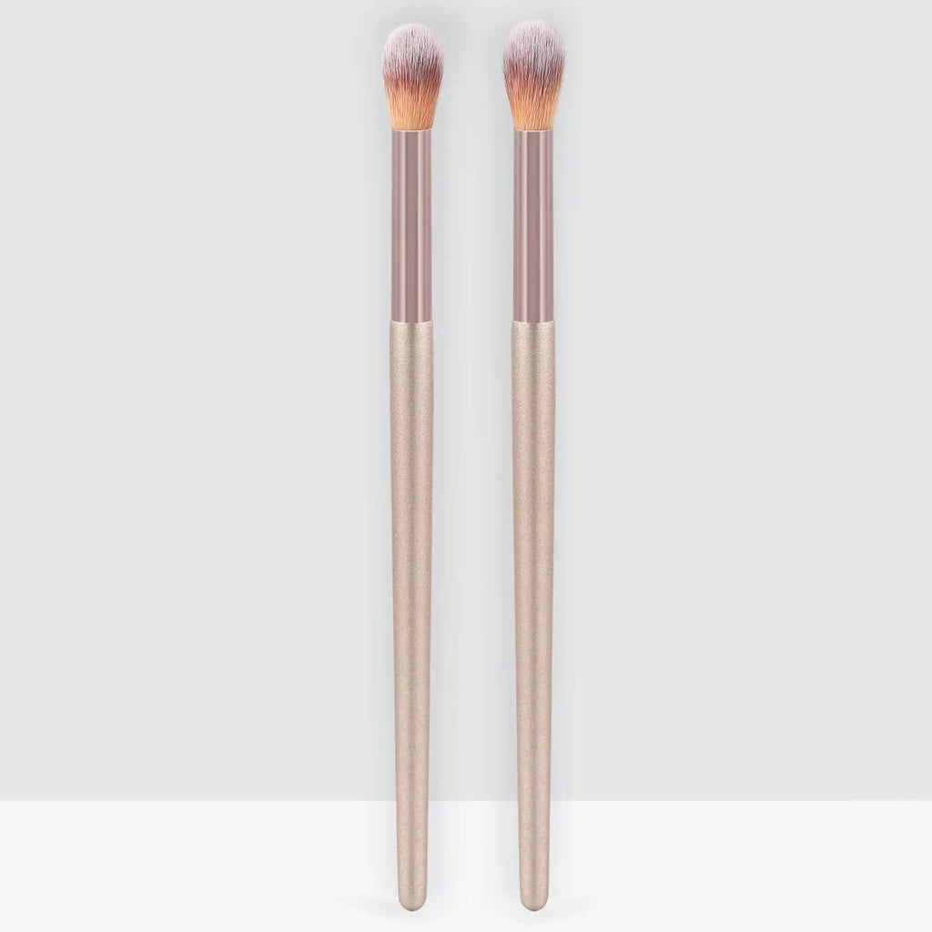 2-Piece Nose & Highlight Makeup Brush Set – Soft Blending Brushes for Face