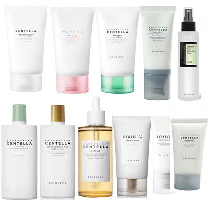 Centella Asiatica Skin Care Set – Brightening Serum Calming Toner & Moisturising Sunscreen