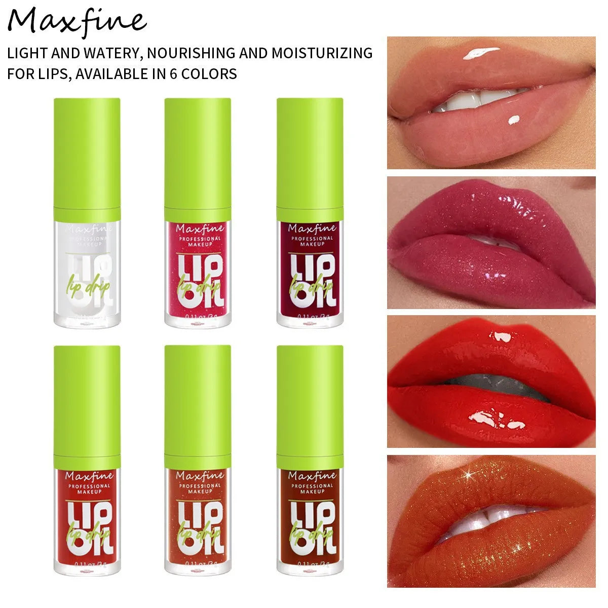 Waterproof Lip Gloss – Hydrating, High Shine, All-Day Wear